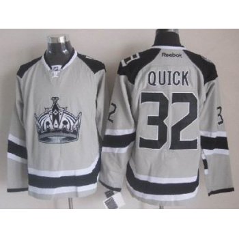 Los Angeles Kings #32 Jonathan Quick 2014 Stadium Series Gray Jersey