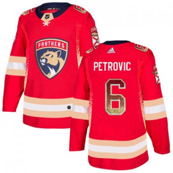 Men's Florida Panthers #6 Alexander Petrovic Red Drift Fashion Adidas Jersey