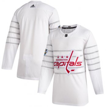 Men's Washington Capitals Blank White 2020 NHL All-Star Game Adidas Jersey