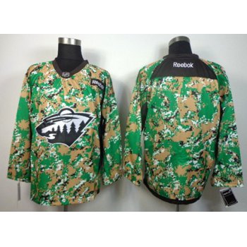 Minnesota Wild Blank 2014 Camo Jersey