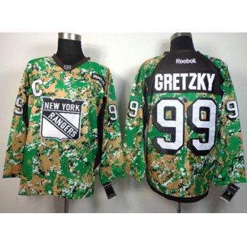 New York Rangers #99 Wayne Gretzky 2014 Camo Jersey