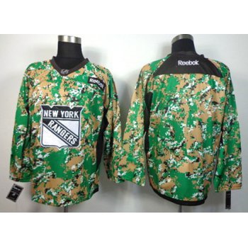 New York Rangers Blank 2014 Camo Jersey