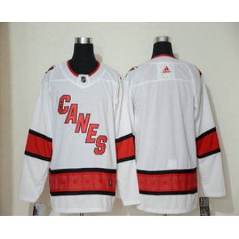 Men's Carolina Hurricanes Blank White NEW 2019 Adidas Stitched NHL Jersey