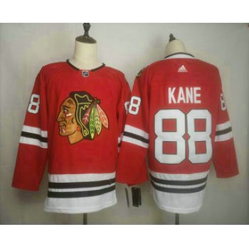 Men's Chicago Blackhawks #88 Patrick Kane adidas Home Authentic Red Player Jersey