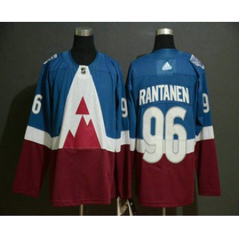 Men's Colorado Avalanche #96 Mikko Rantanen Blue 2020 Stadium Series Adidas Stitched NHL Jersey