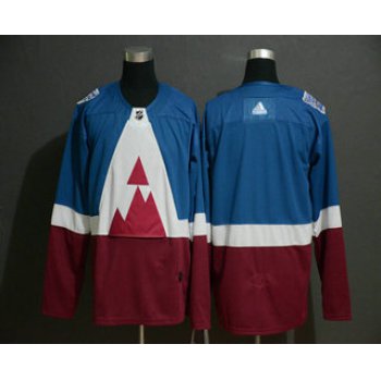 Men's Colorado Avalanche Blank Blue 2020 Stadium Series Adidas Stitched NHL Jersey