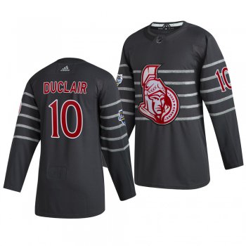 Men's Ottawa Senators #10 Anthony Duclair Gray 2020 NHL All-Star Game Adidas Jersey