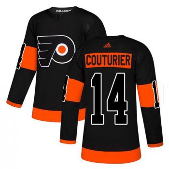 Men's Philadelphia Flyers #14 Sean Couturier Black Adidas NHL Alternate Jersey