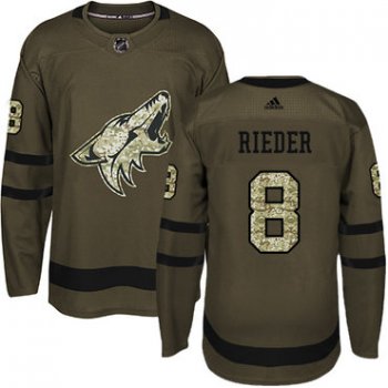 Adidas Coyotes #8 Tobias Rieder Green Salute to Service Stitched NHL Jersey