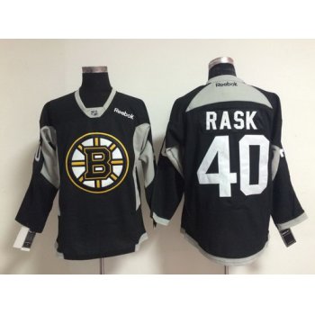 Boston Bruins #40 Tuukka Rask 2014 Training Black Jersey