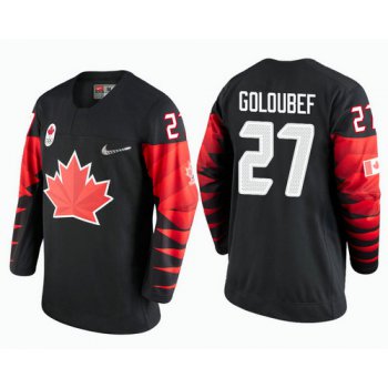 Men Canada Team #27 Cody Goloubef Black 2018 Winter Olympics Jersey