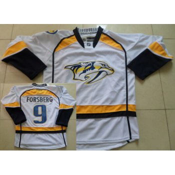 Nashville Predators #9 Filip Forsberg White Jersey