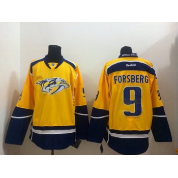 Nashville Predators #9 Filip Forsberg Yellow Jersey