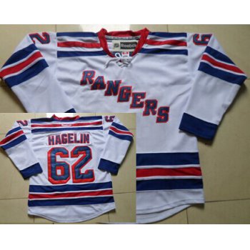 New York Rangers #62 Carl Hagelin White Jersey