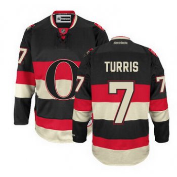 Ottawa Senators #7 Kyle Turris Black Third Jersey