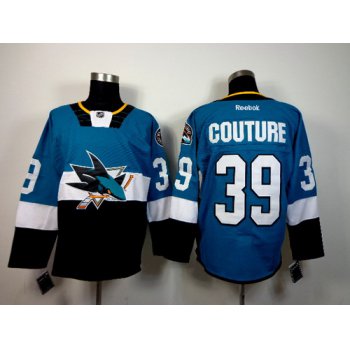 San Jose Sharks #39 Logan Couture 2015 Stadium Series Blue/Black Jersey