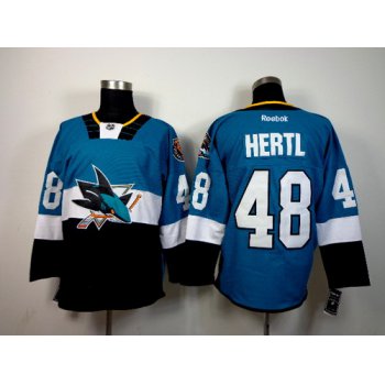 San Jose Sharks #48 Tomas Hertl 2015 Stadium Series Blue/Black Jersey