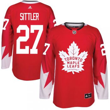 Adidas Toronto Maple Leafs #27 Darryl Sittler Red Team Canada Authentic Stitched NHL Jersey