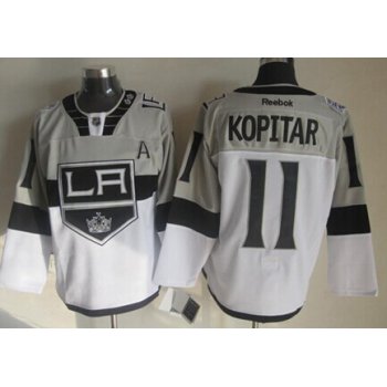 Los Angeles Kings #11 Anze Kopitar 2015 Stadium Series Gray/White Jersey