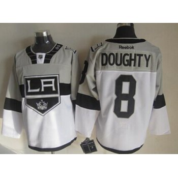 Los Angeles Kings #8 Drew Doughty 2015 Stadium Series Gray/White Jersey