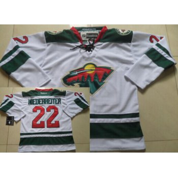 Minnesota Wild #22 Nino Niederreiter White Jersey