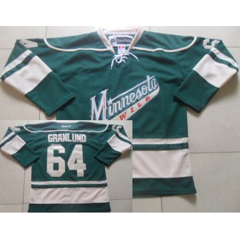 Minnesota Wild #64 Mikael Granlund Green Third Jersey