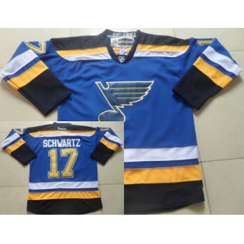 St. Louis Blues #17 Jaden Schwartz 2014 Blue Jersey