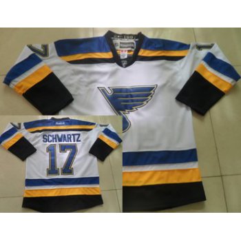 St. Louis Blues #17 Jaden Schwartz 2014 White Jersey