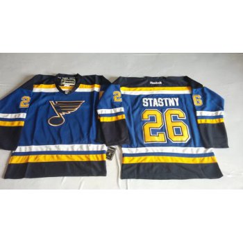 St. Louis Blues #26 Paul Stastny 2014 Blue Jersey