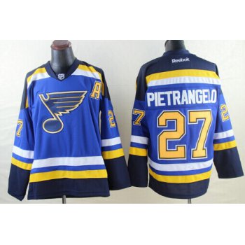 St. Louis Blues #27 Alex Pietrangelo 2014 Blue Jersey