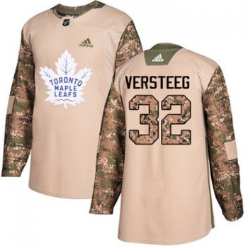 Adidas Maple Leafs #32 Kris Versteeg Camo Authentic 2017 Veterans Day Stitched NHL Jersey