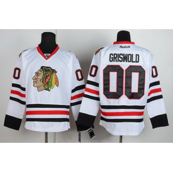 Chicago Blackhawks #00 Clark Griswold White Jersey