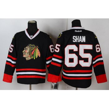 Chicago Blackhawks #65 Andrew Shaw Black Jersey