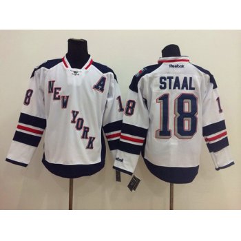 New York Rangers #18 Marc Staal 2014 Stadium Series White Jersey