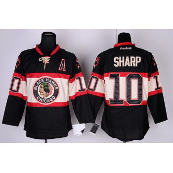 Chicago Blackhawks #10 Patrick Sharp Black Third Jersey