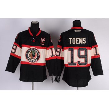 Chicago Blackhawks #19 Jonathan Toews Black Third Jersey