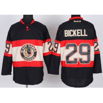 Chicago Blackhawks #29 Bryan Bickell Black Third Jersey