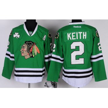 Chicago Blackhawks #2 Duncan Keith Green Jersey