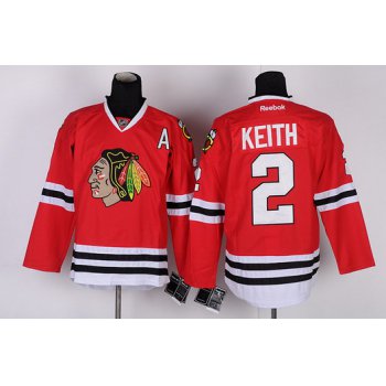 Chicago Blackhawks #2 Duncan Keith Red Jersey