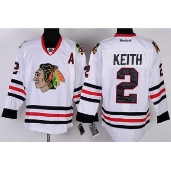 Chicago Blackhawks #2 Duncan Keith White Jersey