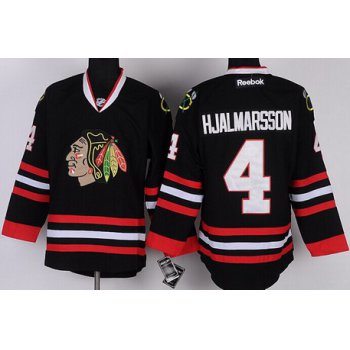 Chicago Blackhawks #4 Niklas Hjalmarsson Black Jersey