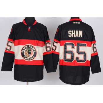 Chicago Blackhawks #65 Andrew Shaw Black Third Jersey