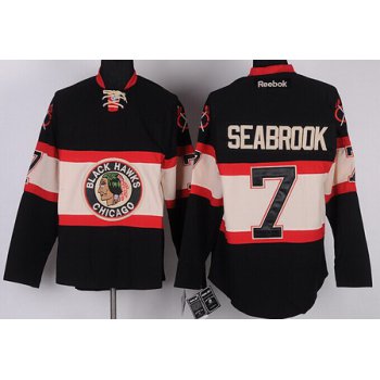 Chicago Blackhawks #7 Brent Seabrook Black Third Jersey