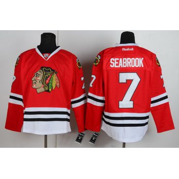 Chicago Blackhawks #7 Brent Seabrook Red Jersey