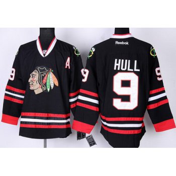 Chicago Blackhawks #9 Bobby Hull Black Jersey