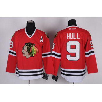 Chicago Blackhawks #9 Bobby Hull Red Jersey