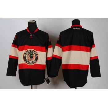 Chicago Blackhawks Blank Black Third Jersey