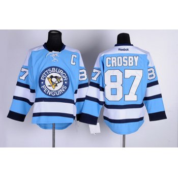 Pittsburgh Penguins #87 Sidney Crosby Light Blue Jersey