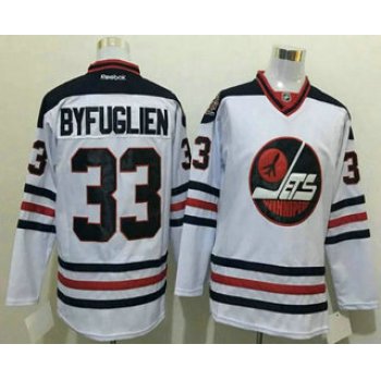 Men's Winnipeg Jets #33 Dustin Byfuglien White 2017 Winter Classic Stitched NHL Reebok Hockey Jersey