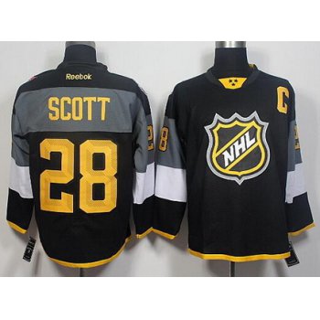 Men's Arizona Coyotes #28 John Scott Reebok Black 2016 NHL All-Star Premier Jersey